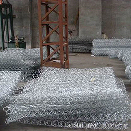 Galvanized Gabion  Mesh Galfan gabion mesh with high quality Supplier